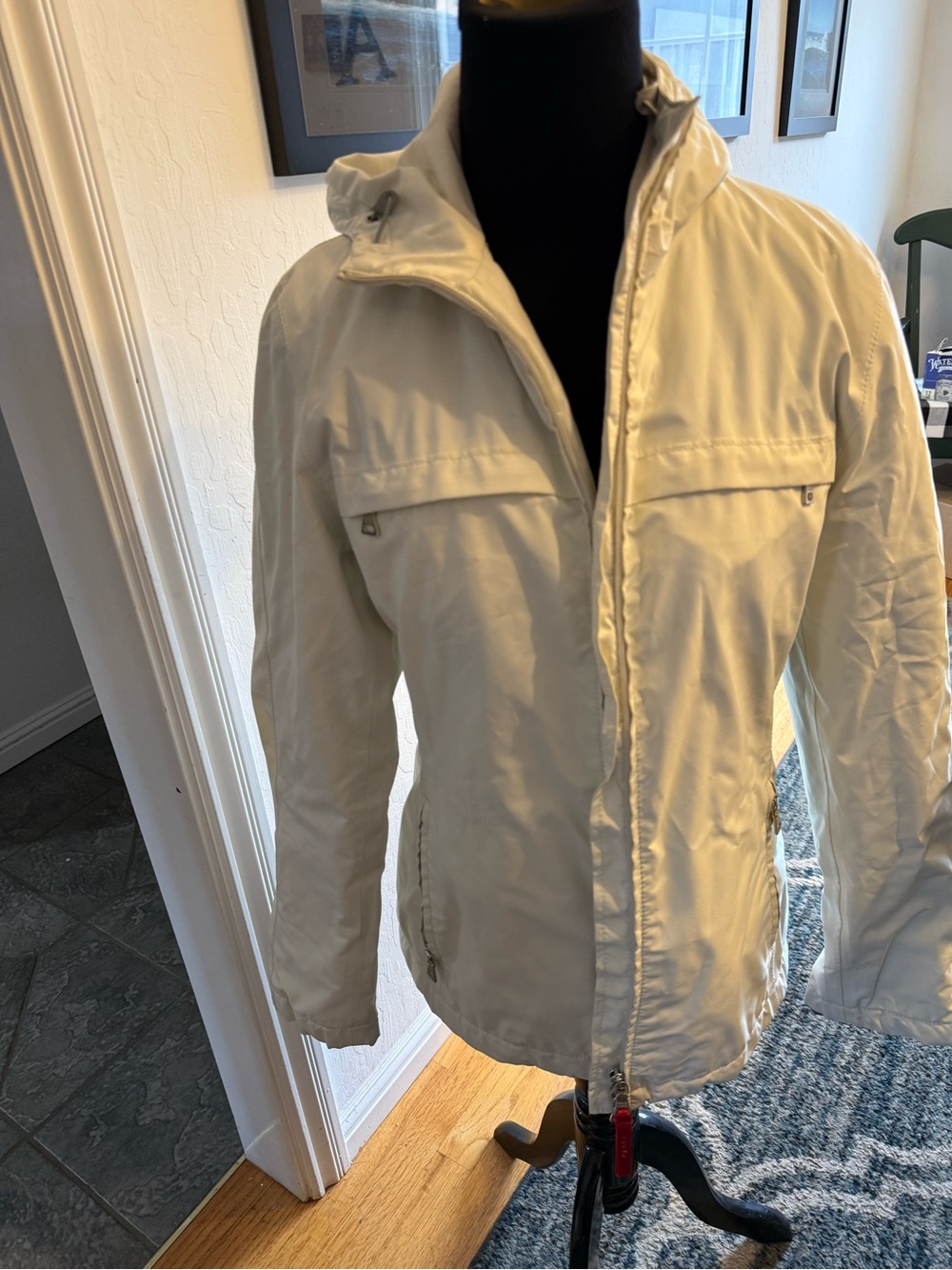 Women’s white  Hooded Jacket - Prada